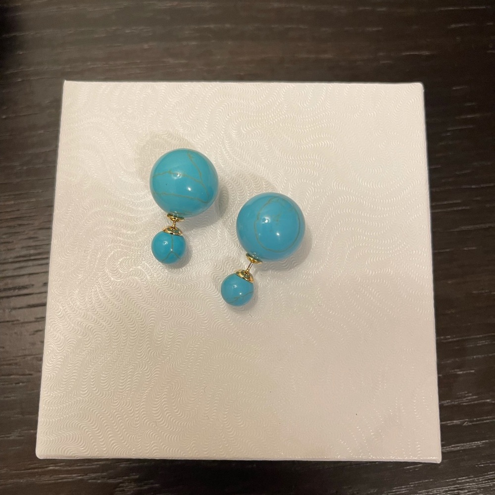 Sterling Silver Double Sided Studs - image 2